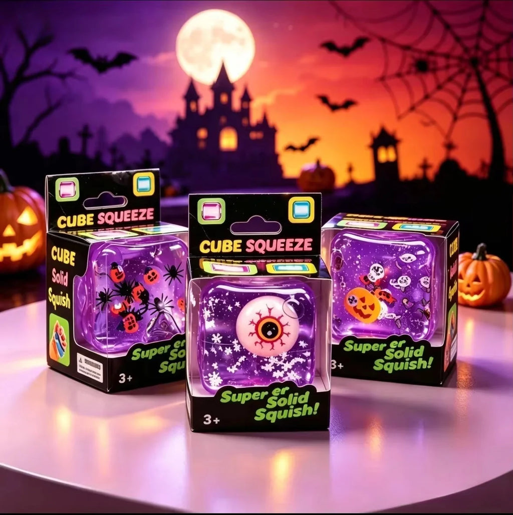 Glow-in-the-Dark Halloween Squishy Cubes - image 3