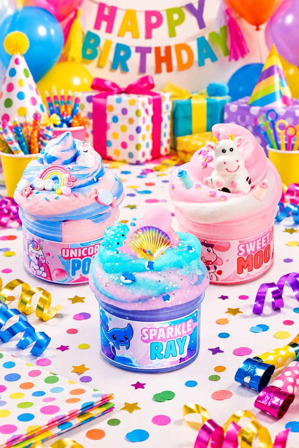 Squish Slime Party Favor Set