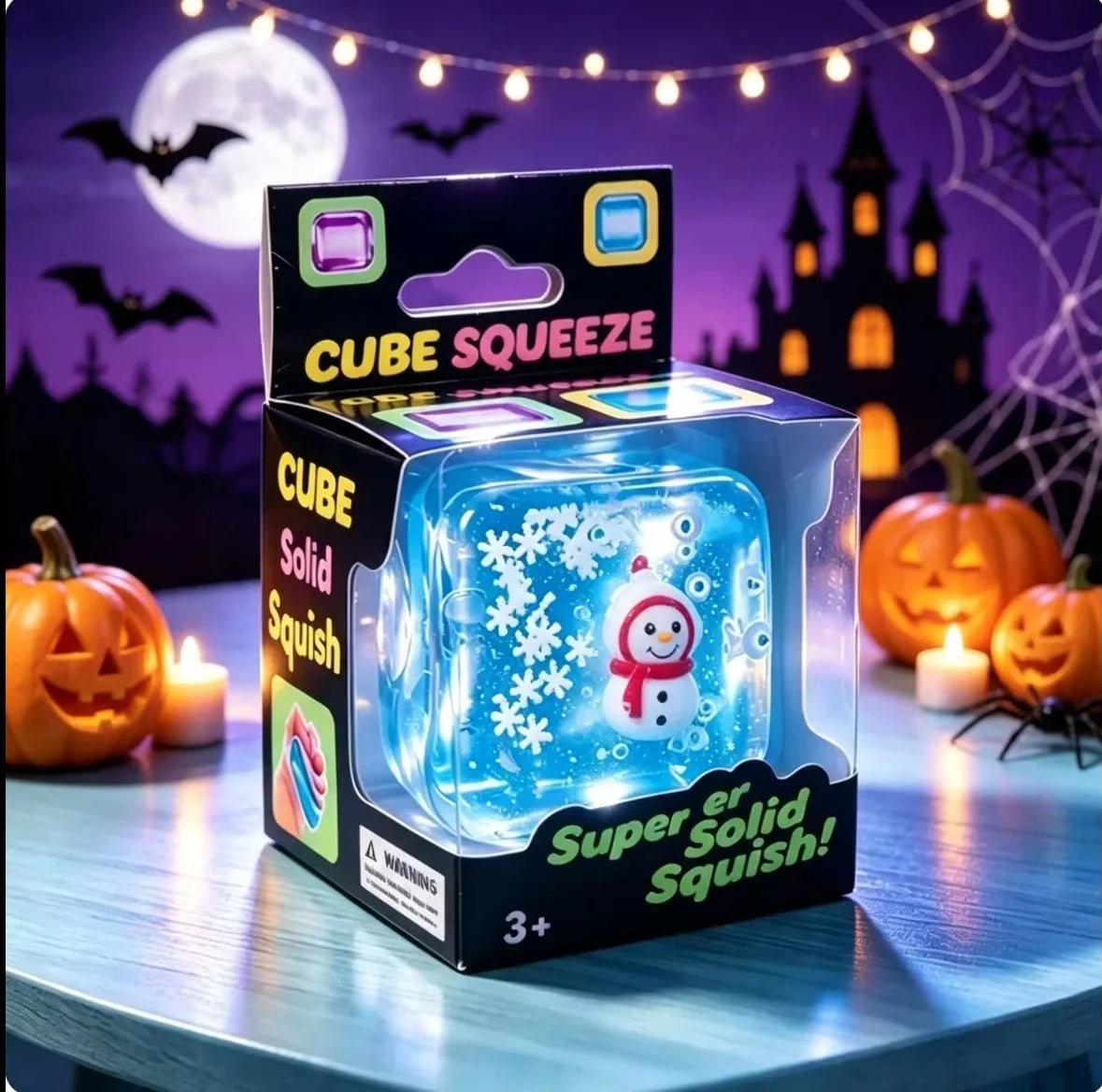 Glow-in-the-Dark Halloween Squishy Cubes - image 6