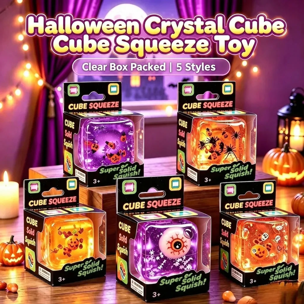 2026 Halloween Spooky Squishy Crystal Cubes