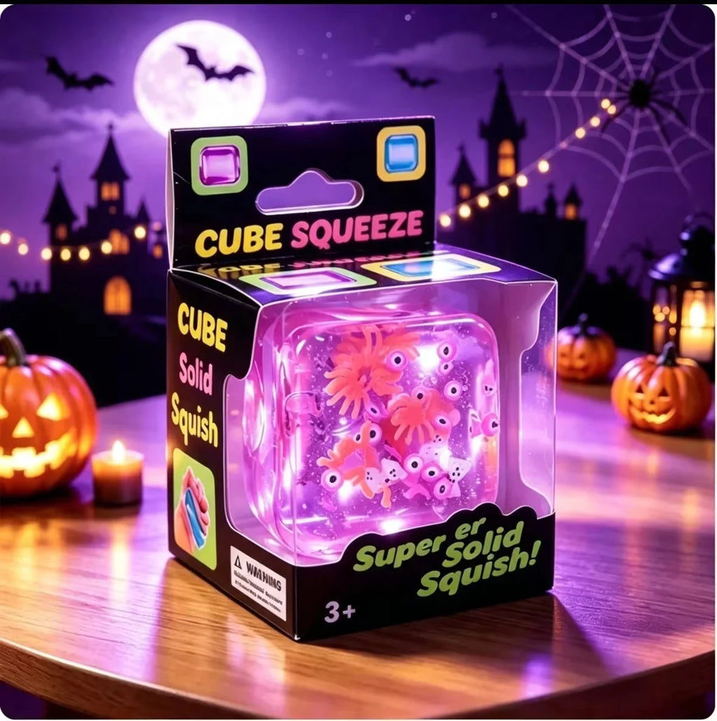 Glow-in-the-Dark Halloween Squishy Cubes - image 5