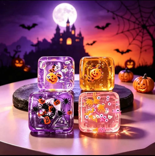 2026 Halloween Spooky Squishy Crystal Cubes